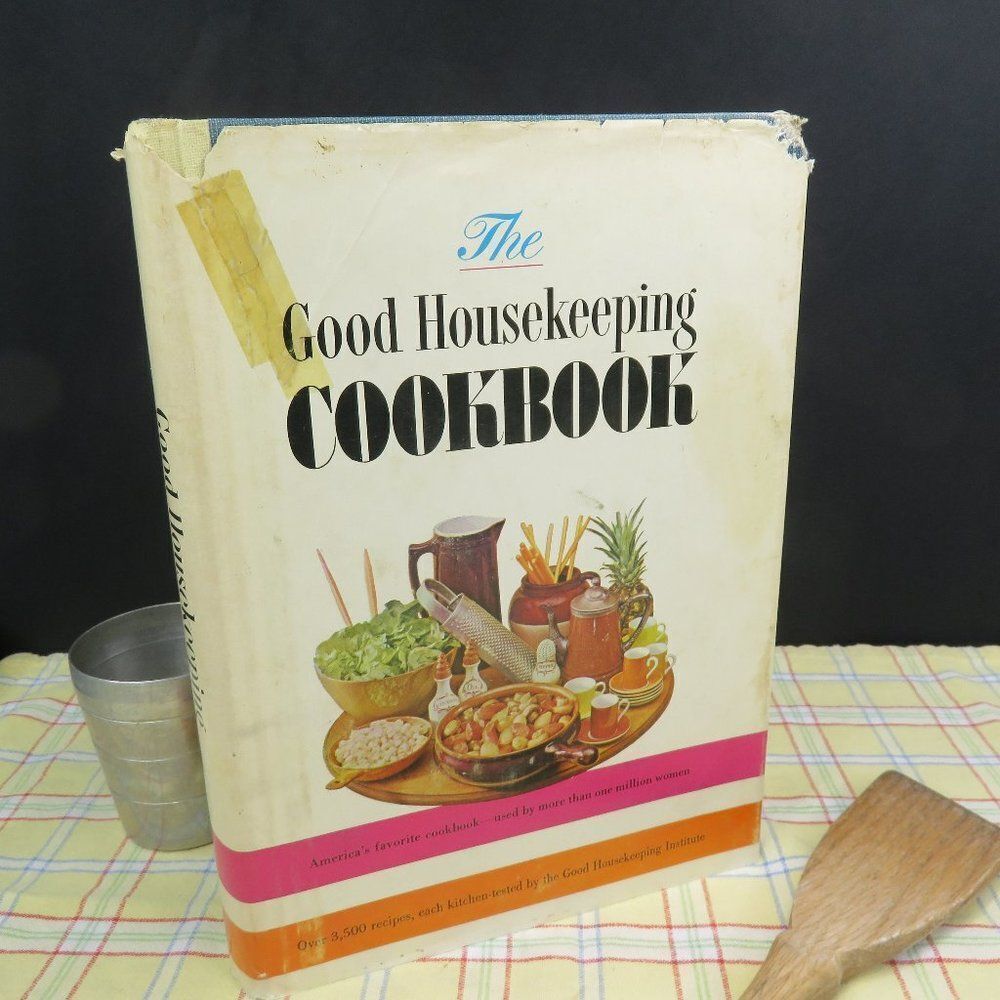 Good Housekeeping Cook Book 1963  Illustrated Step-by-Step Vtg General Cookbook
